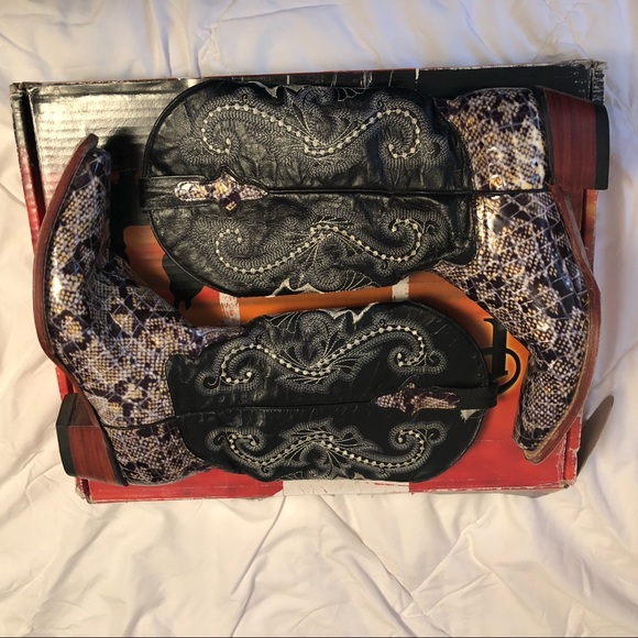 ferrini snakeskin boots